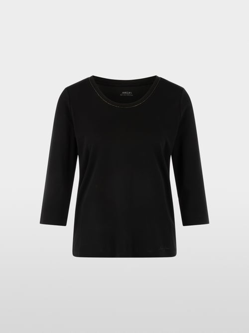 T-shirt avec bordure en chaîne
