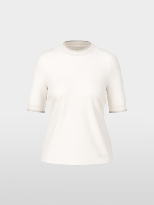 T-shirt avec détails en lurex