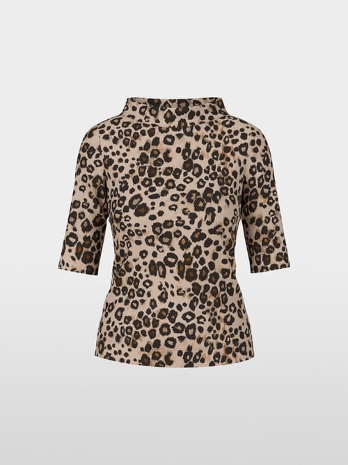 T-shirt tendance avec imprimé léopard