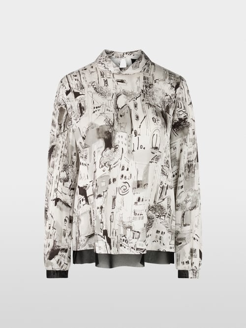 Blouse met CITY-print