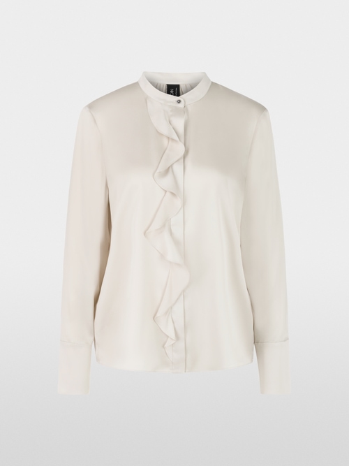 Zijden blouse met volant