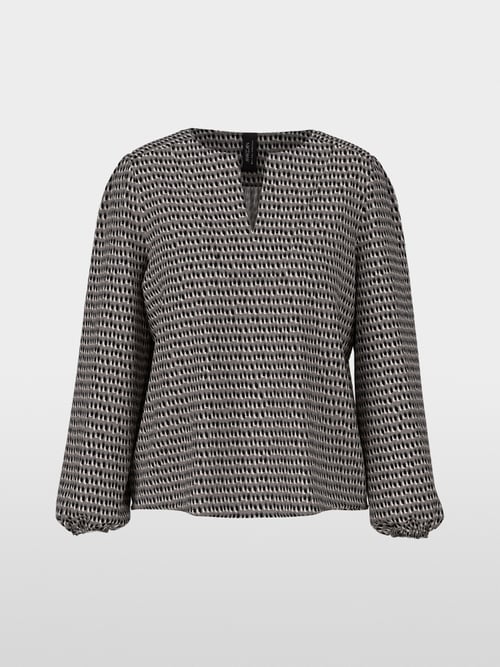 Blouse van viscose met sprinklesprint