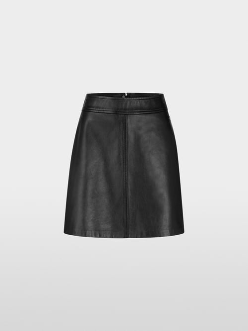 Mini-jupe en cuir