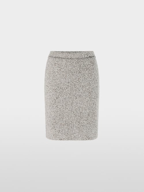 Knitted in Germany bouclé skirt