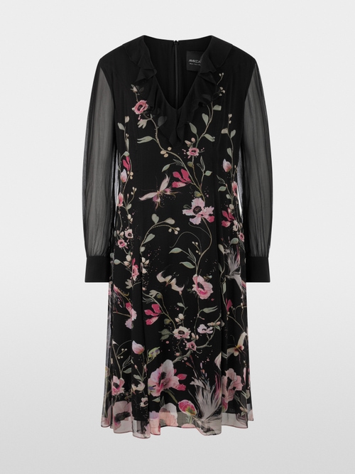 Luchtige jurk met bloemenprint