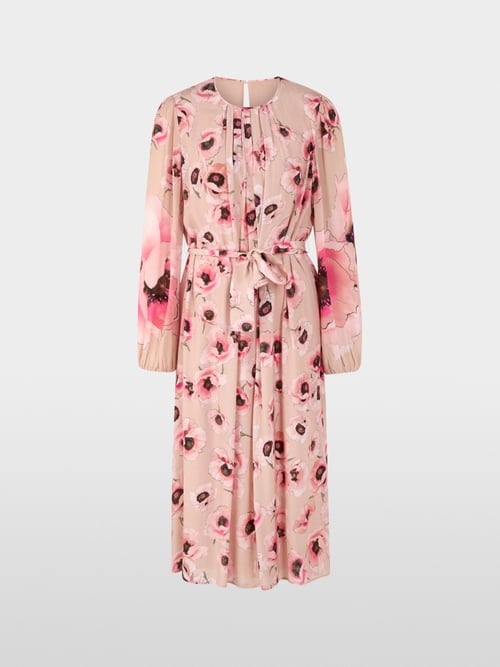 Midi-jurk met bloemenprint
