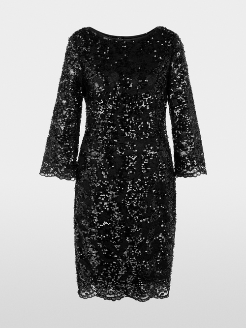 Schimmerndes Spitzenkleid