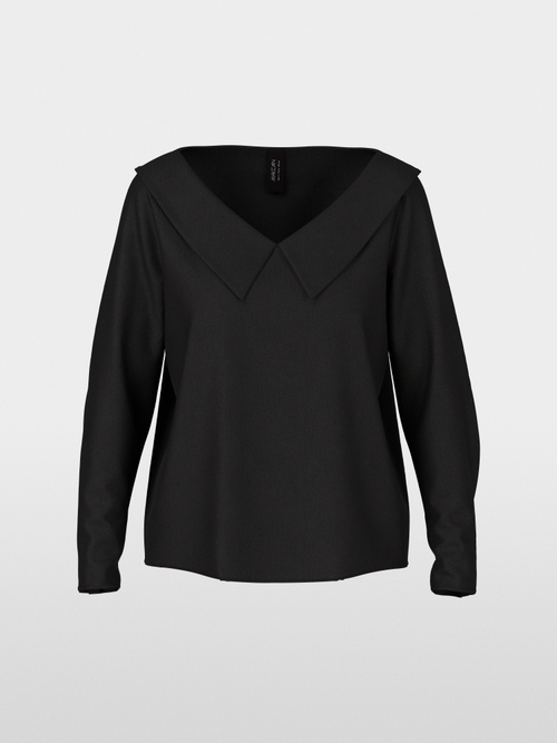 Elegante zijden blouse