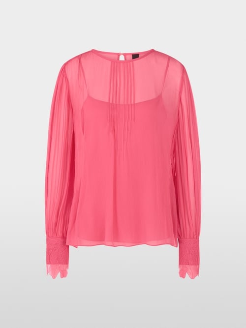 Bluse aus zartem Viskose-Crêpe
