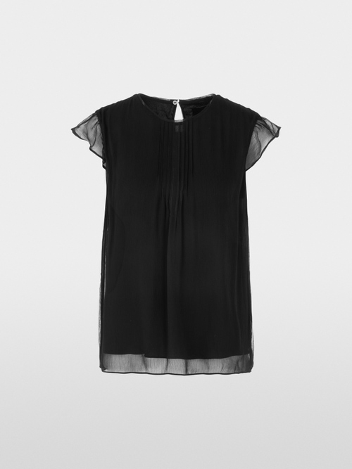 Top van delicate viscosecrêpe