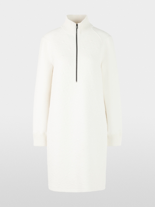 Robe à manches longues avec motif étoiles de neige raffiné