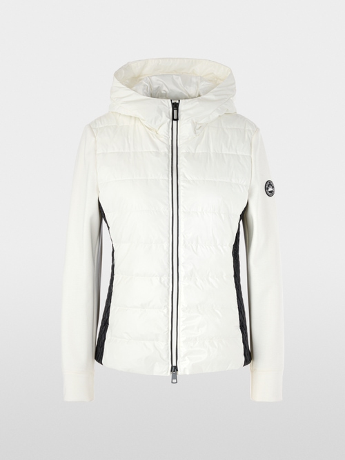 Jacke mit Fake-Daune und Kapuze