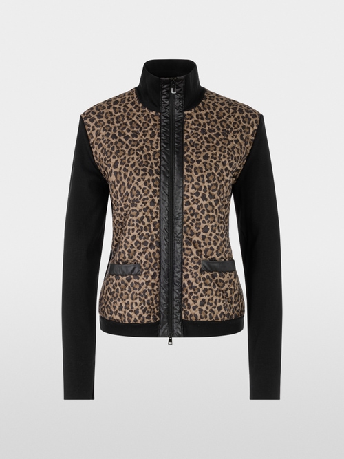 Light jacket with leopard print