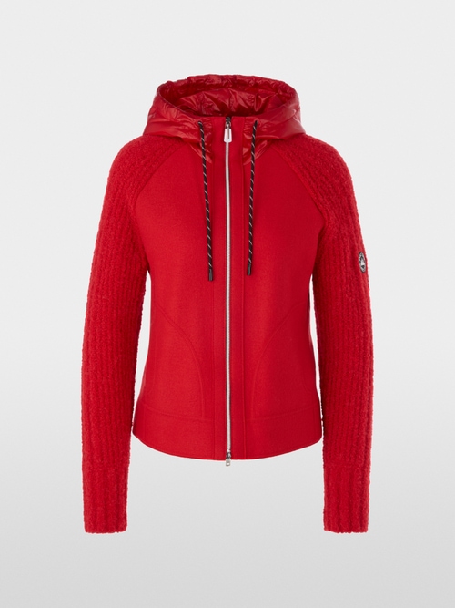 Gebreide vest met capuchon Knitted in Germany