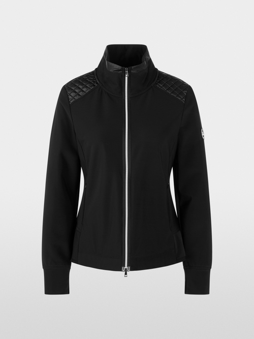 Fitted jacket with patent details