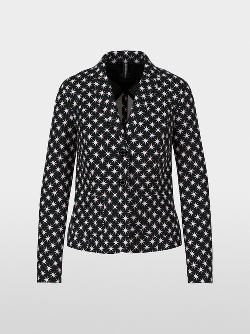 Blazer à imprimé étoiles de neige