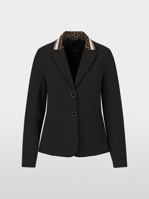 Single-breasted blazer in beaver