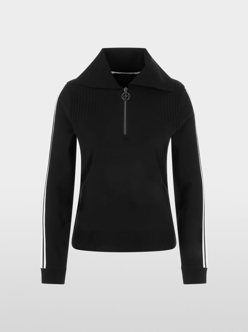 Pull à demi-zip tricoté en Allemagne