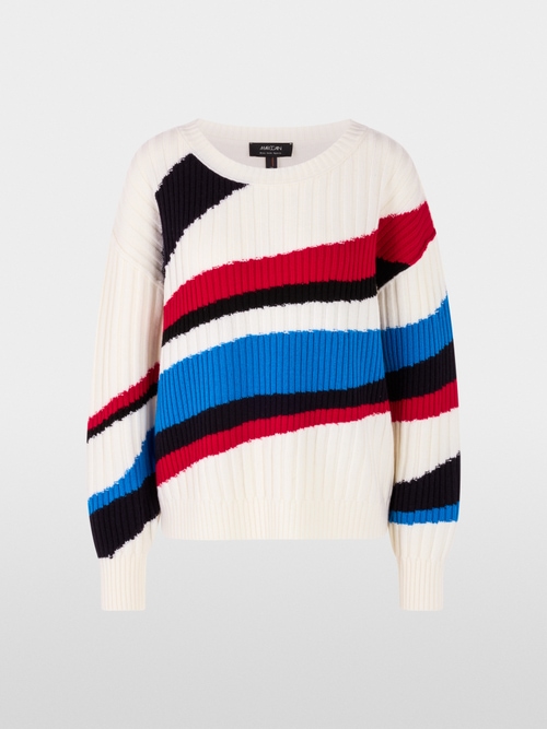 Pull en maille color block