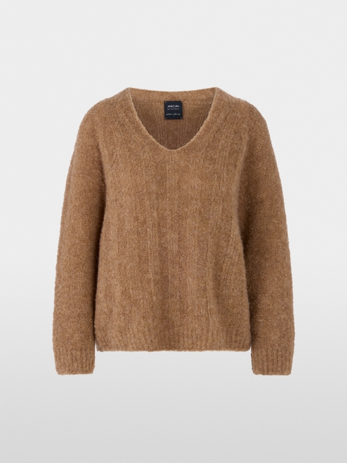 Knitted in Germany jumper with alpaca