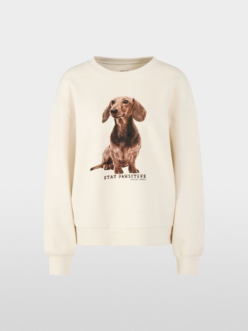 Sweatshirt with dachshund print
