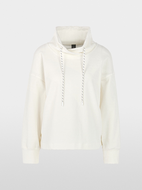 Sweat-shirt en chenille avec col tunnel