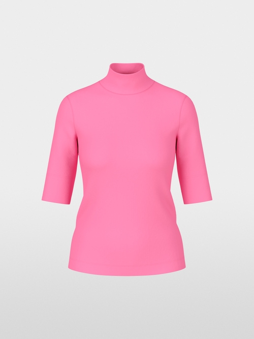 Basic-Shirt aus Baumwollstretch