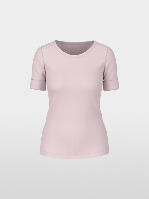 Basic-Shirt aus Baumwollstretch