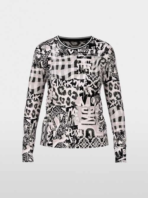 Shirt met lange mouwen en print
