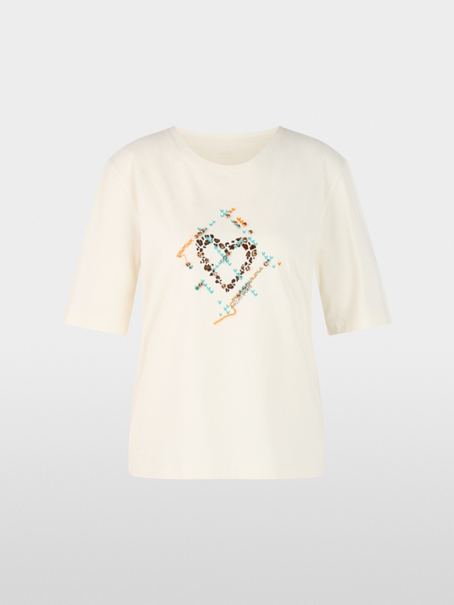 Short-sleeved T-shirt with pattern