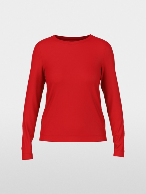 Classic plain long-sleeved shirt