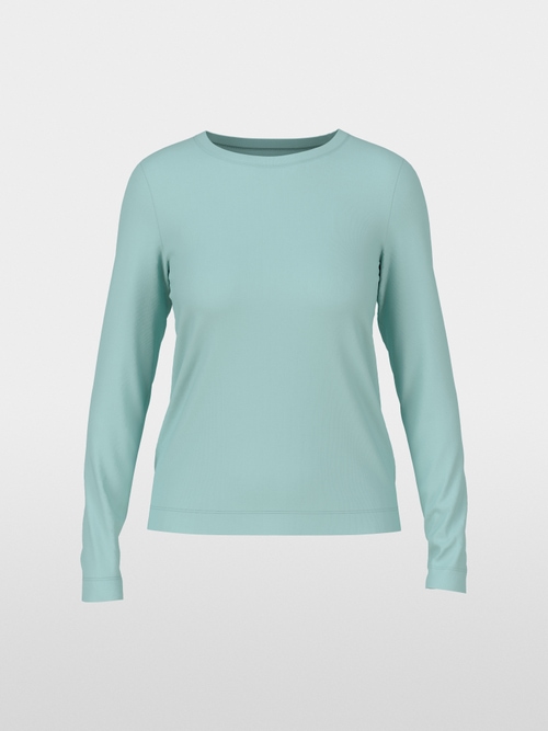 Klassisches Langarmshirt unifarben
