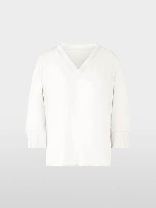 Blusenshirt aus Materialmix