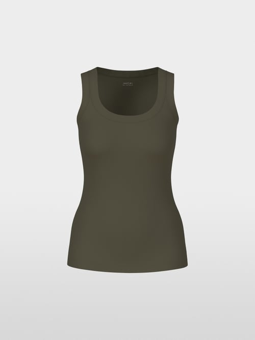 Top basique en coton stretch