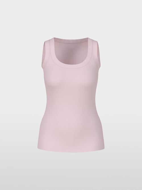 Stretch cotton basic top