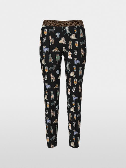 Tight 7/8 SOFIA trousers with waistband