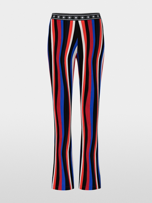 Pantalon FATSA à motif ondulé rétro