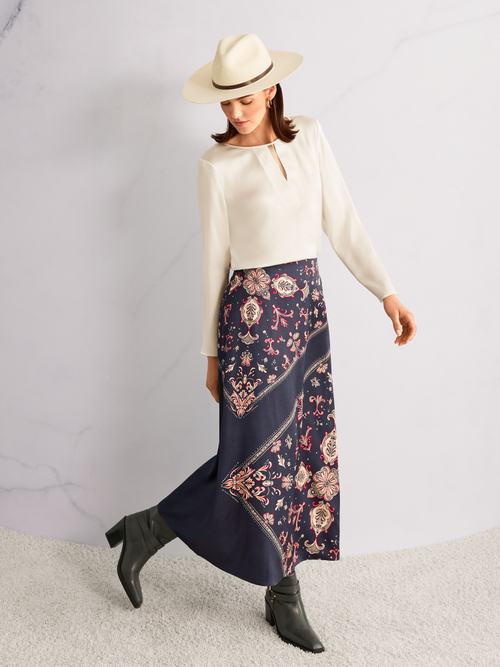 Silk blouse shirt