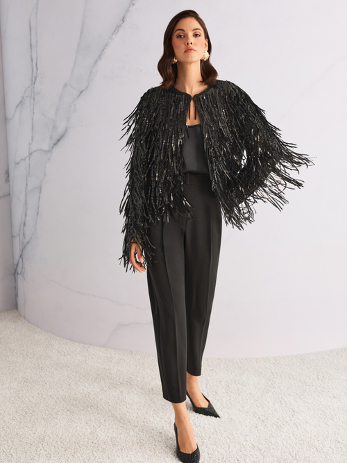 Glamorous jacket with sequins