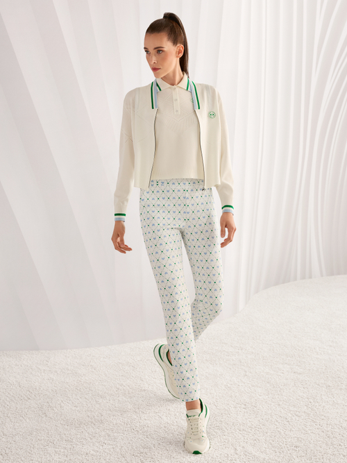 Openwork cardigan