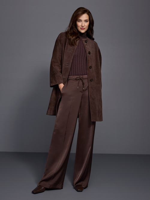 Suede coat