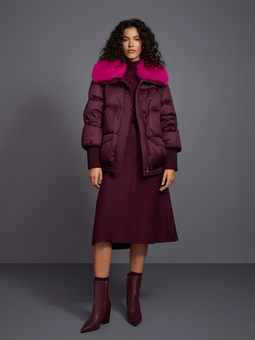 ‘Knitted in Germany’ boiled wool skirt