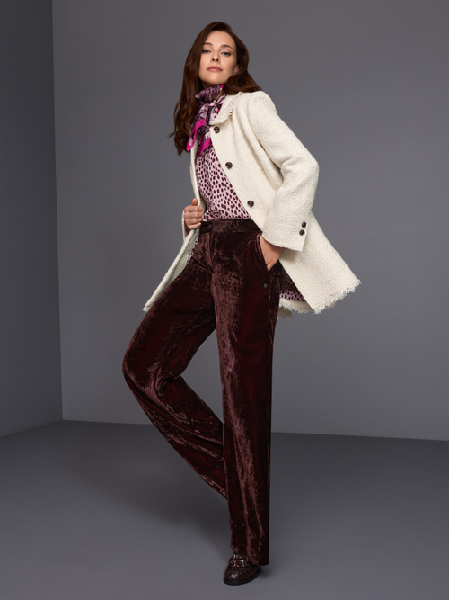 WARRI velvet trousers