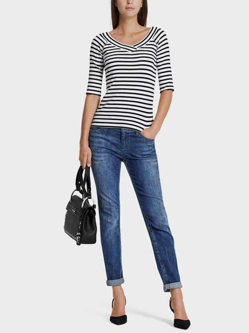 Maritimes Baumwollshirt