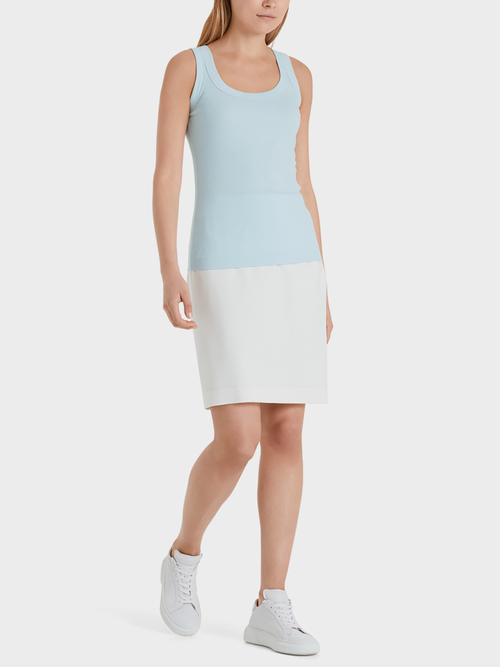 Fine-ribbed tank top