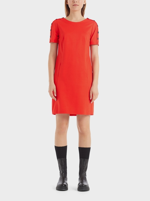Robe en jersey à boutons
