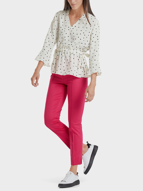 Blouse with feminine details