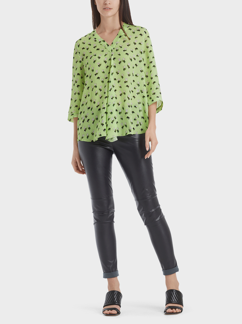 Leichtes Blusenshirt mit Bienen-Print
