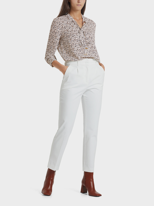Konische Bundfaltenhose