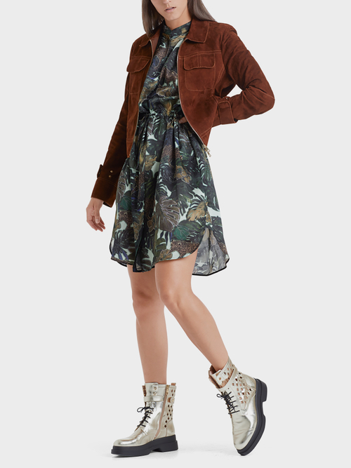 Edle Velourslederjacke